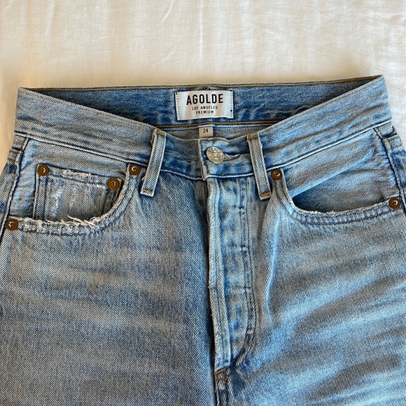 Agolde Riley high rise crop - Picture 3 of 4